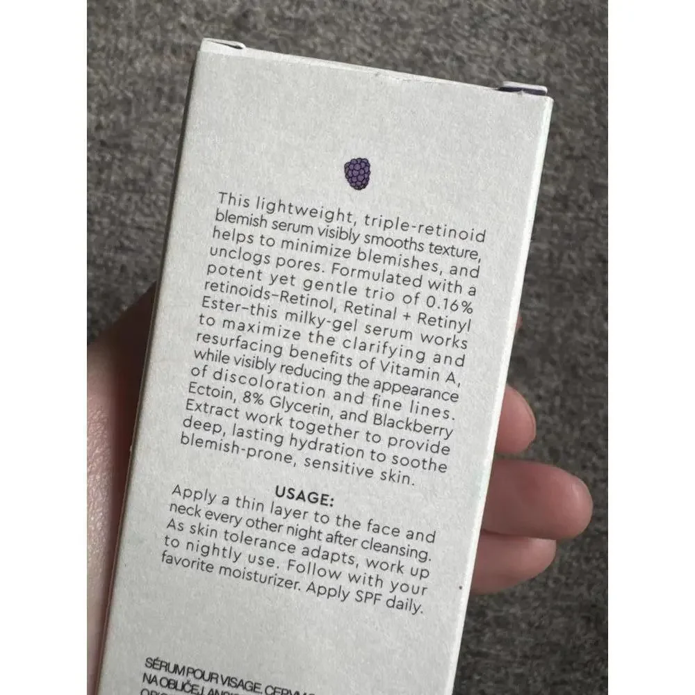 Glow Recipe Blackberry Retinol Blemish Serum - White and Purple - Picture 2 of 3